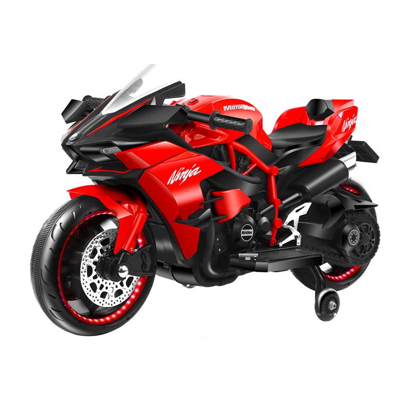 Большой мотоцикл 12 В для детей старшего возраста с музыкой и подсветкой
