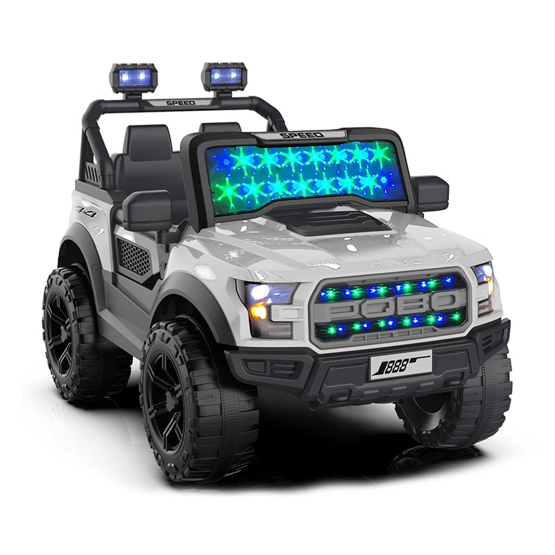 Детский электромобиль с двумя двигателями, 12 В, с дистанционным управлением и музыкой