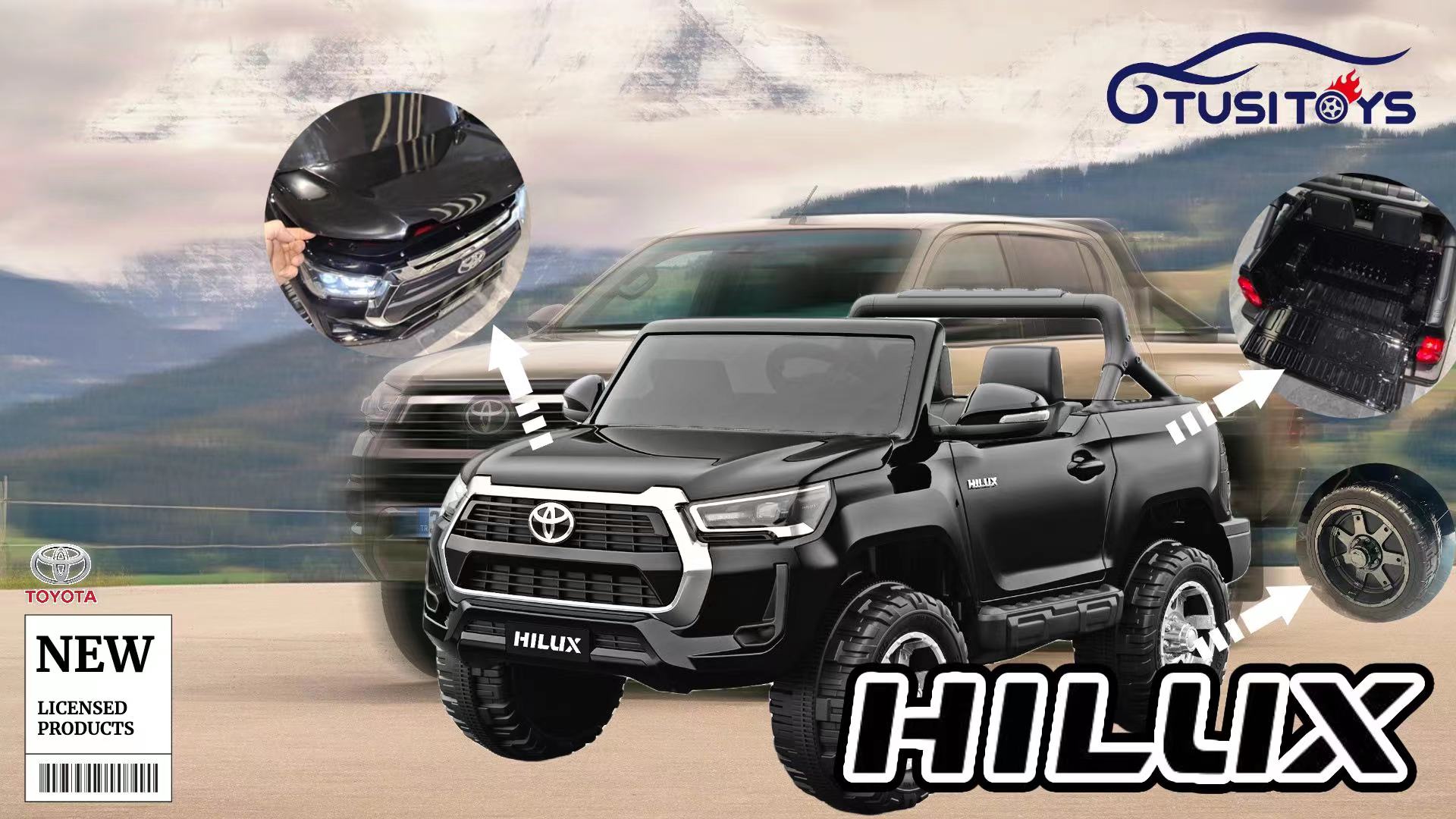 Посмотрите, что вы только получите от поездки на этой лицензионной Toyota Hilux?