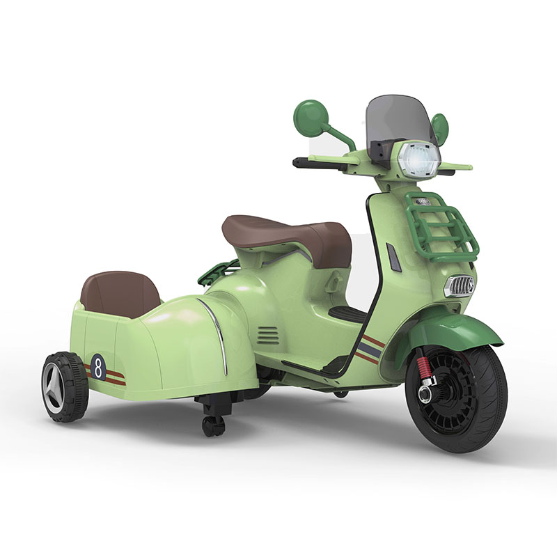 Детский электрический трехколесный мотоцикл с двойным приводом 12 В