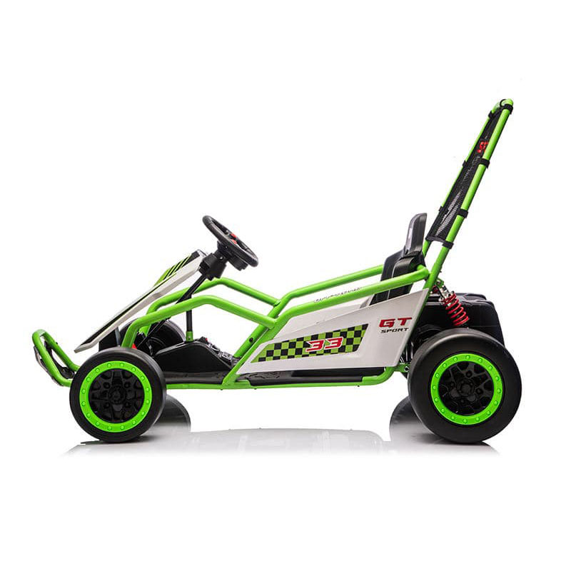 12V Kids Electric Drift Ride-On Go Kart with Bluetooth Music