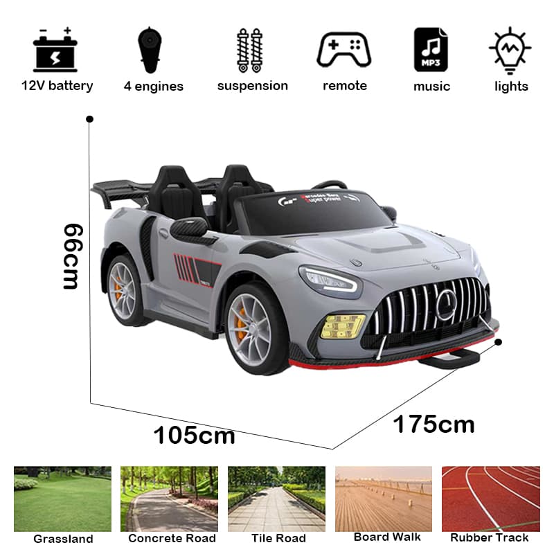 Kids Electric Ride-On Car with 12V/24V Battery Option
