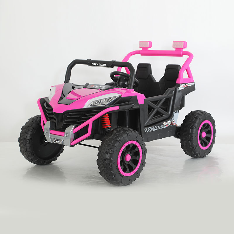 12V 2WD Kids Electric UTV with Four wheels suspension, Music & Lights