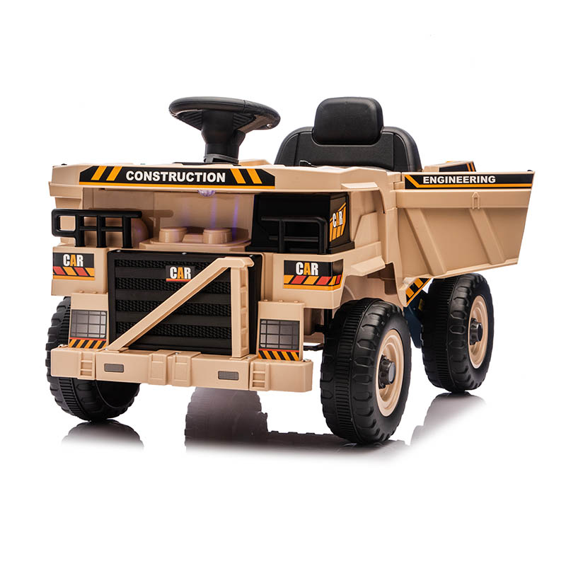 12V 2WD Kids Construction Truck Ride-On with MP3 player
