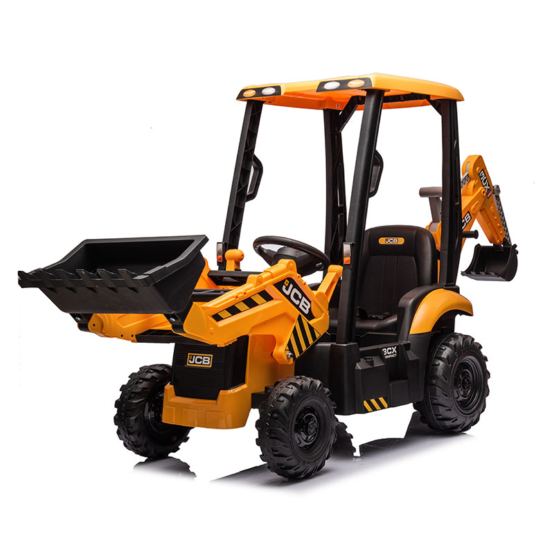 Лицензированный заводской детский электрический грузовик JCB Kids
